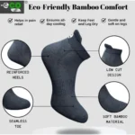4_Pair Set Unisex Casual Bamboo Cotton Printed Ankle Length Socks (Multicolor) - Image 3