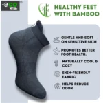 4_Pair Set Unisex Casual Bamboo Cotton Printed Ankle Length Socks (Multicolor) - Image 4