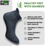 4_Pair Set Unisex Casual Bamboo Cotton Printed Ankle Length Socks (Multicolor) - Image 4