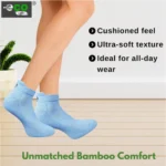 4_Pair Set Unisex Casual Bamboo Cotton Printed Ankle Length Socks (Multicolor) - Image 2