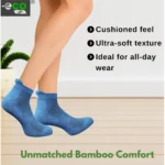 4_Pair Set Unisex Casual Bamboo Cotton Printed Ankle Length Socks (Multicolor) - Image 2