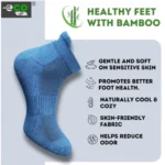 4_Pair Set Unisex Casual Bamboo Cotton Printed Ankle Length Socks (Multicolor) - Image 4