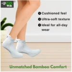 4_Pair Set Unisex Casual Bamboo Cotton Printed Ankle Length Socks (Multicolor) - Image 2