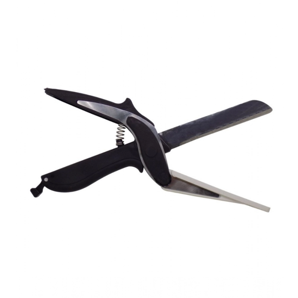 PID-63697-2-in-1-Clever-Cutter-Knife-and-Cutting-Board-Scissor-for-Quick-Food-Chopping-1-1000x1000-1.webp Pack of 3_ 2-in-1 Clever Cutter – Food Chopper Slicer Dicer Vegetable Fruit Cutter (Color: Assorted ) - Image 1