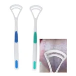 Pack Of 3_Double Edged Plastic Tongue Cleaner (Color: Assorted ) - Image 3