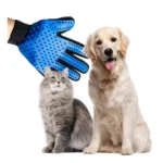 Pack of 2_5-Finger Deshedding Glove – Pet Hair Remover And Grooming Gloves (Color: Assorted ) - Image 4