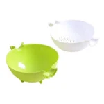 Pack Of 3_Multifunctional Vegetable And Fruit Draining Basket – (Color: Assorted) - Image 3