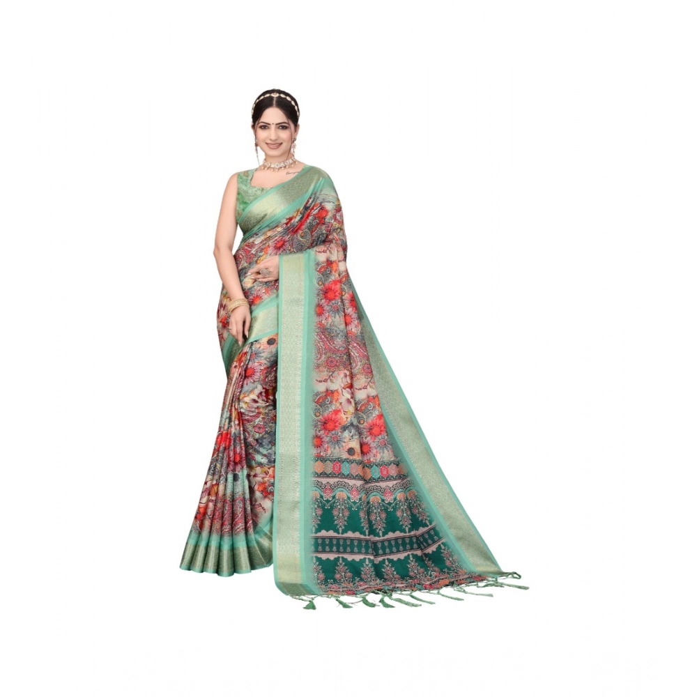PID-63891-Women-s-Cotton-Silk-Printed-Saree-With-Unstitched-Blouse-5-5-Mtr-Light-Green-1-1000x1000-1.webp Women's Cotton Silk Printed Saree With Unstitched Blouse 5.5Mtr (Light Green) - Image 1