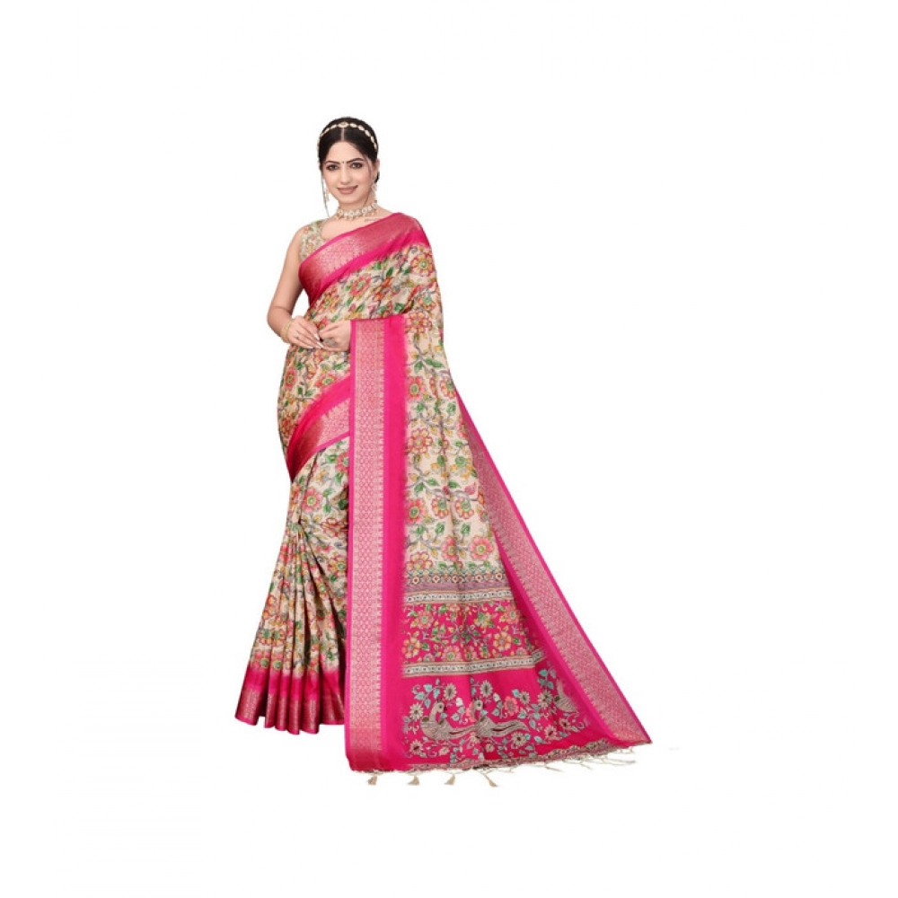 PID-63892-Women-s-Cotton-Silk-Printed-Saree-With-Unstitched-Blouse-5-5-Mtr-Pink-1-1000x1000-1.webp Women's Cotton Silk Printed Saree With Unstitched Blouse 5.5Mtr (Pink) - Image 1
