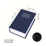 Secret Book Safe with Number Locker (Blue) - Image 3