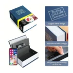 Secret Book Safe with Number Locker (Blue) - Image 2