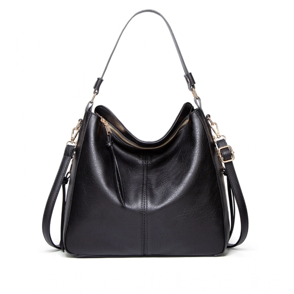 PID-63985-Women-s-PU-Leather-Zipper-Handbag-Brown-1-1000x1000-1.webp Women's PU Leather Zipper Handbag (Black) - Image 1
