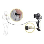 Plastic BOYA BY-M1 Lavalier Condenser Microphone with 20ft Audio Cable - Image 3