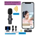 Plastic K9 Microphone, Digital Mini Portable Recording Clip Mic with Receiver (Single Piece) - Image 2