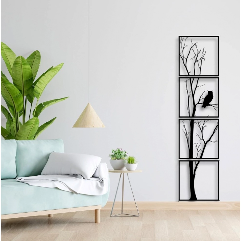 PID-64422-7-Decore-Unique-Vertical-Tree-Wall-Art-4-Piece-Wooden-Panel-Set-Black-1-1000x1000-1.webp 7 Decore Unique Vertical Tree Wall Art – 4 Piece Wooden Panel Set (Black) - Image 1