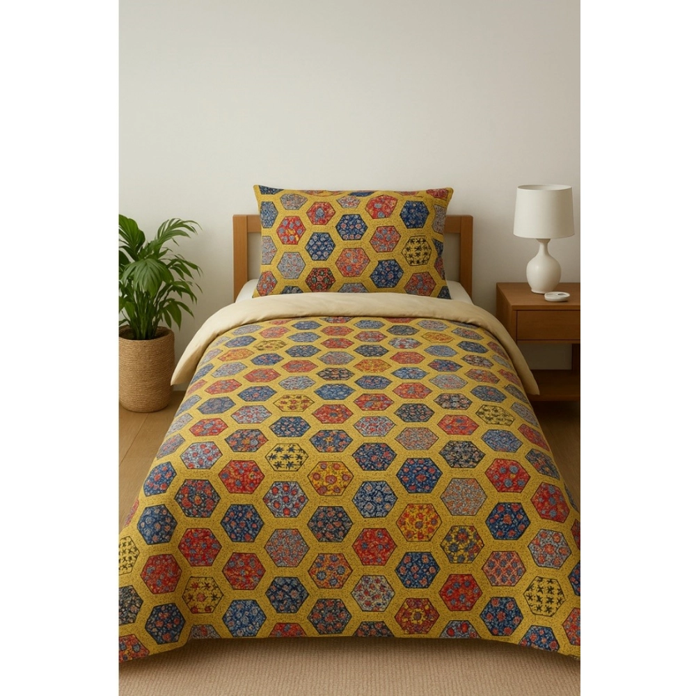 PID-64633-Microfiber-Floral-Printed-Single-Bedsheet-with-1-Pillow-Cover-Multicolor-1-1000x1000-1.webp Microfiber Floral Printed Single Bedsheet with 1 Pillow Cover (Multicolor) - Image 1