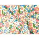 Cotton Blend Floral Printed Double Bedsheet with 2 Pillow Covers (Yellow) - Image 2