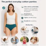 Pack of_6 Women's Cotton Solid Hipster Panty (Multicolor) - Image 5