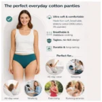 Pack of_6 Women's Cotton Solid Hipster Panty (Multicolor) - Image 5