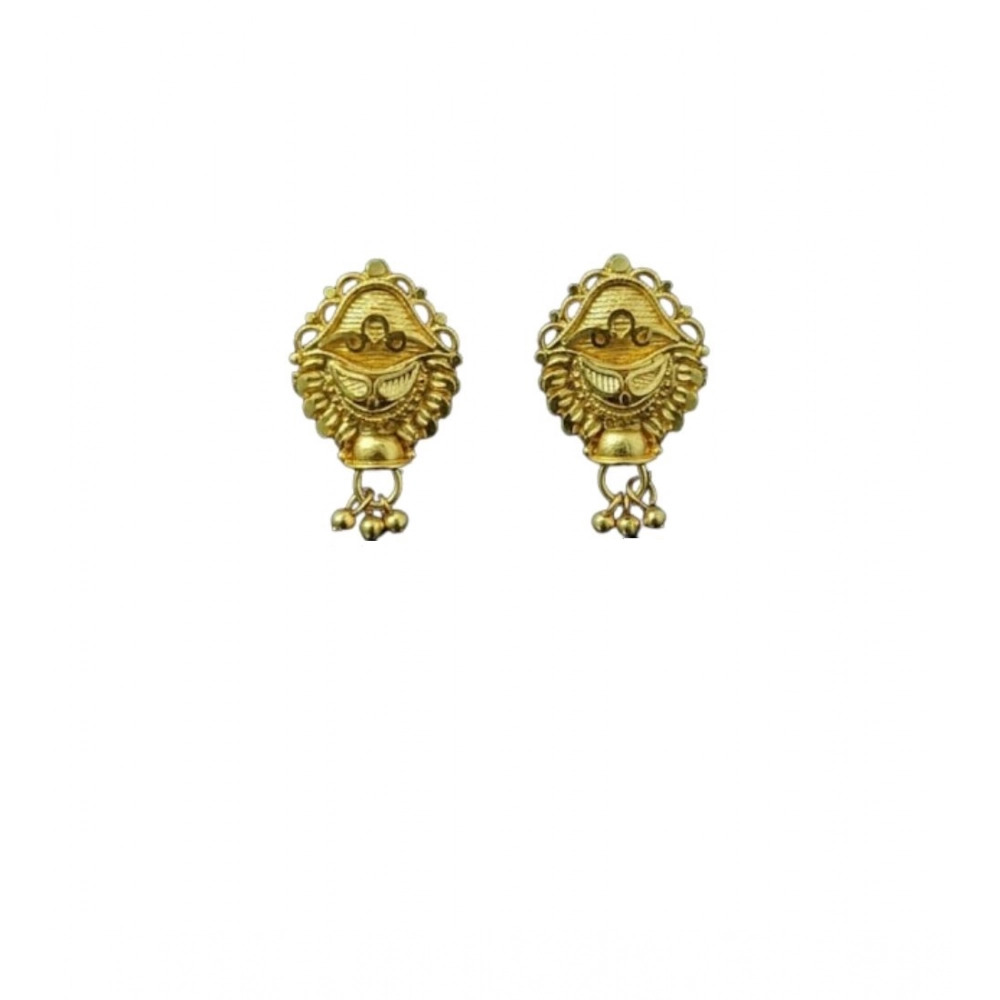 PID-64882-Pack-of-2-Brass-Gold-Plated-Earrings-Gold-1-1000x1000-1.webp Women's Pack of_2 Brass Gold-Plated Earrings (Gold) - Image 1