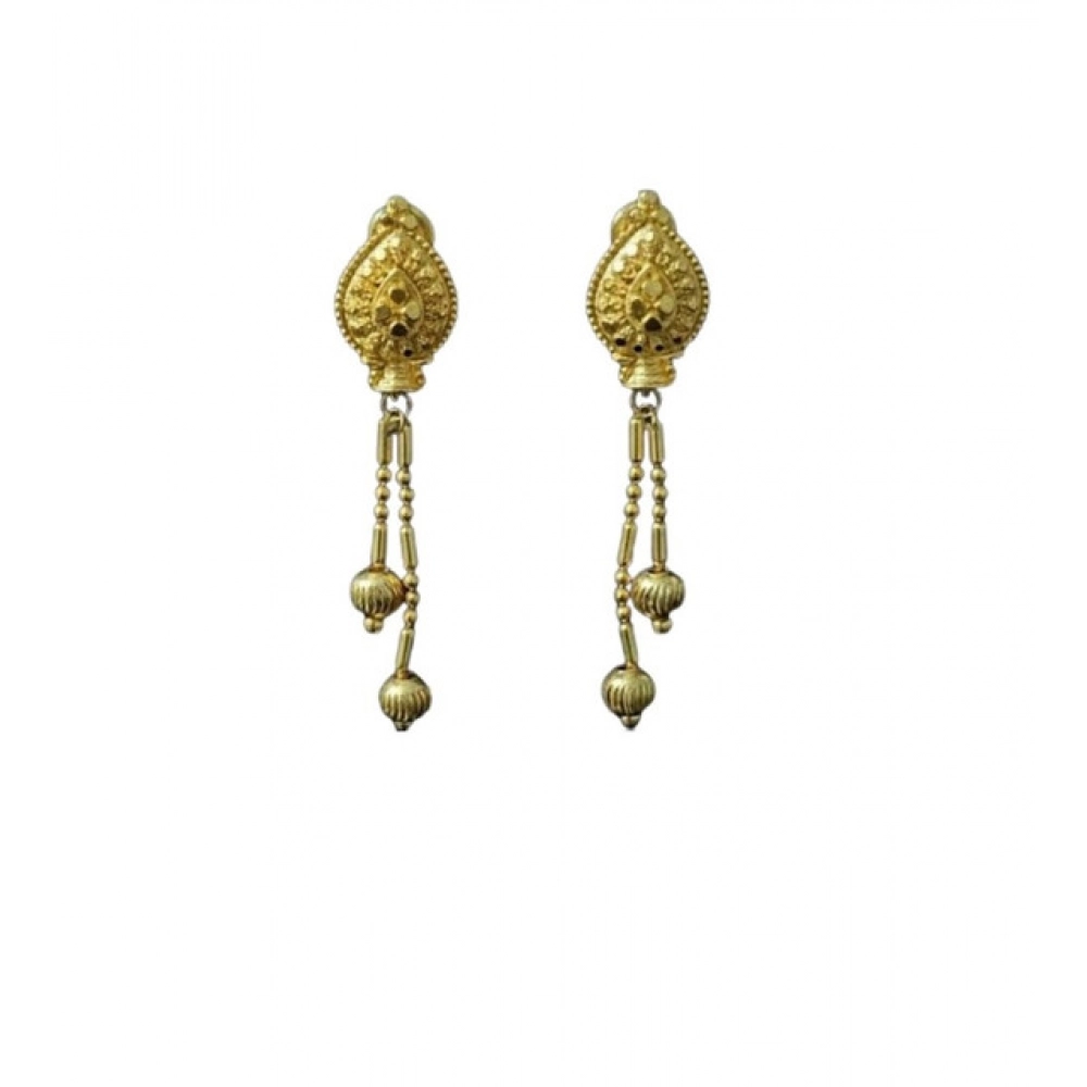 PID-64887-Pack-of-2-Brass-Gold-Plated-Earrings-Gold-1-1000x1000-1.webp Women's Pack of_2 Brass Gold-Plated Earrings (Gold) - Image 1