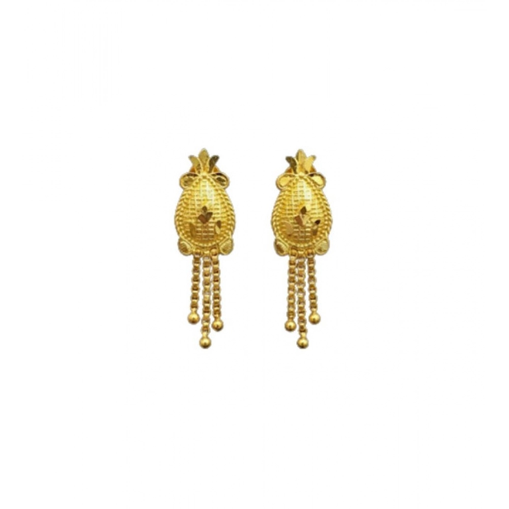 PID-64888-Pack-of-2-Brass-Gold-Plated-Earrings-Gold-1-1000x1000-1.webp Women's Pack of_2 Brass Gold-Plated Earrings (Gold) - Image 1