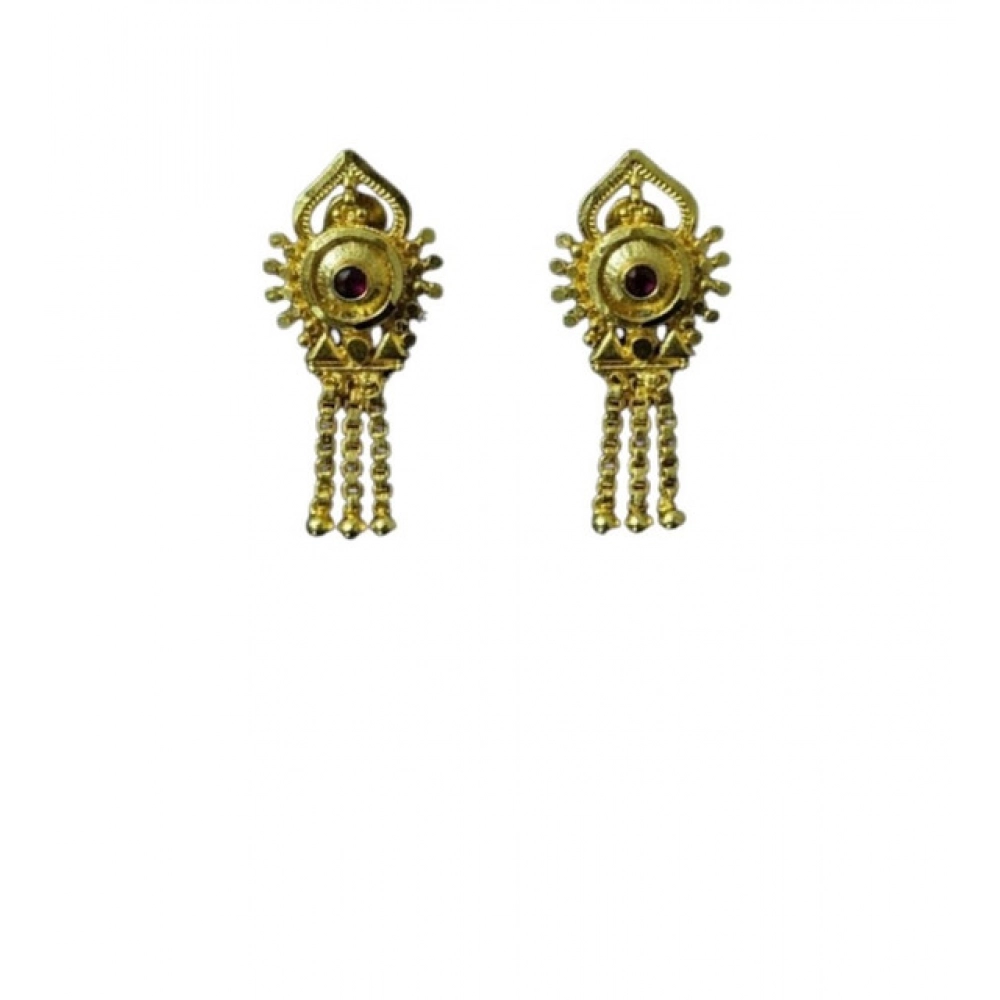 PID-64890-Pack-of-2-Brass-Gold-Plated-Earrings-Gold-1-1000x1000-1.webp Women's Pack of_2 Brass Gold-Plated Earrings (Gold) - Image 1