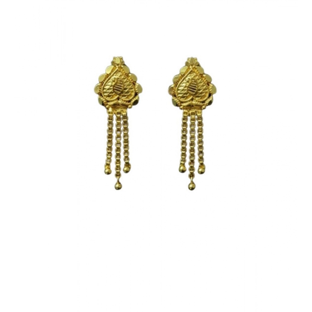 PID-64891-Pack-of-2-Brass-Gold-Plated-Earrings-Gold-1-1000x1000-1.webp Women's Pack of_2 Brass Gold-Plated Earrings (Gold) - Image 1