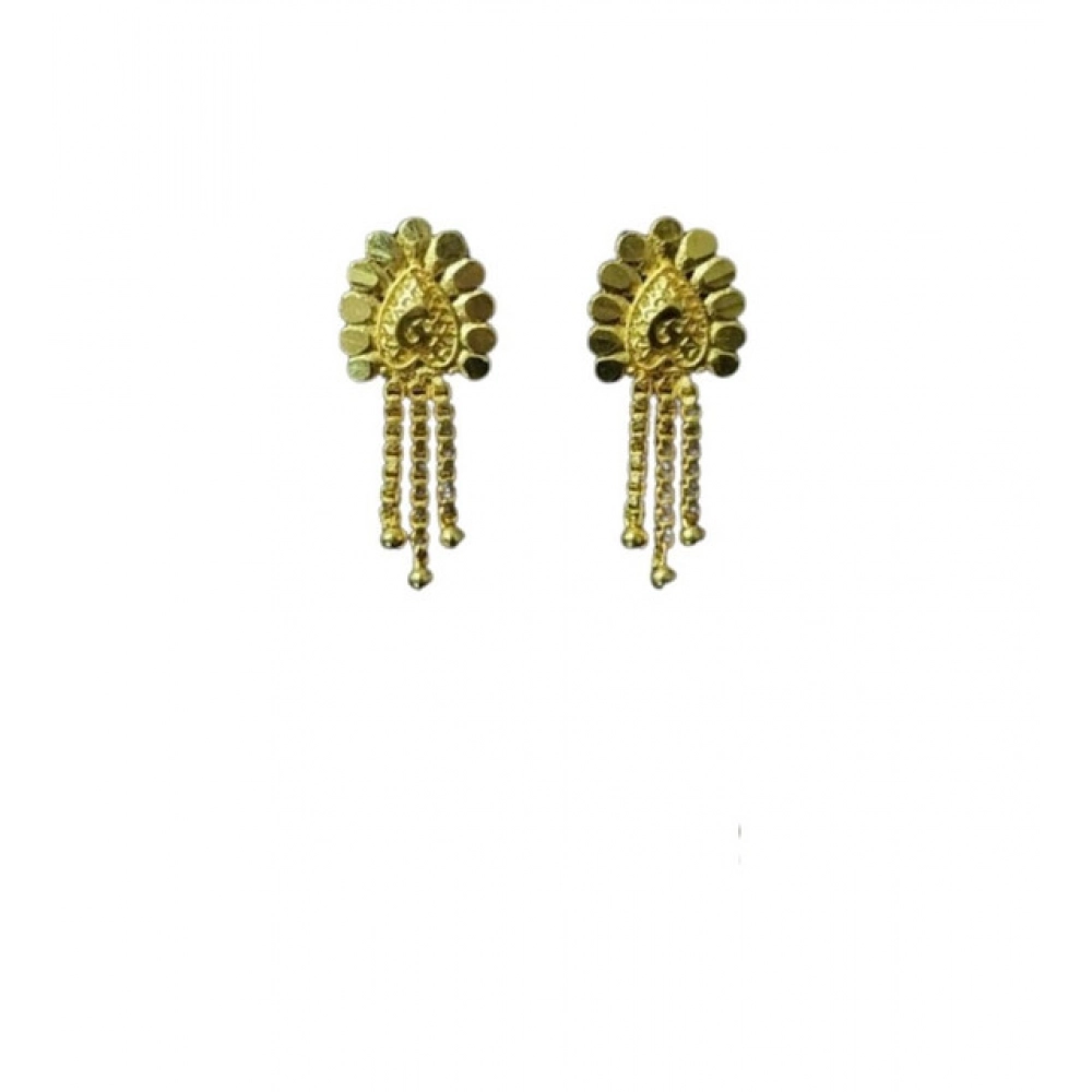 PID-64892-Pack-of-2-Brass-Gold-Plated-Earrings-Gold-1-1000x1000-1.webp Women's Pack of_2 Brass Gold-Plated Earrings (Gold) - Image 1