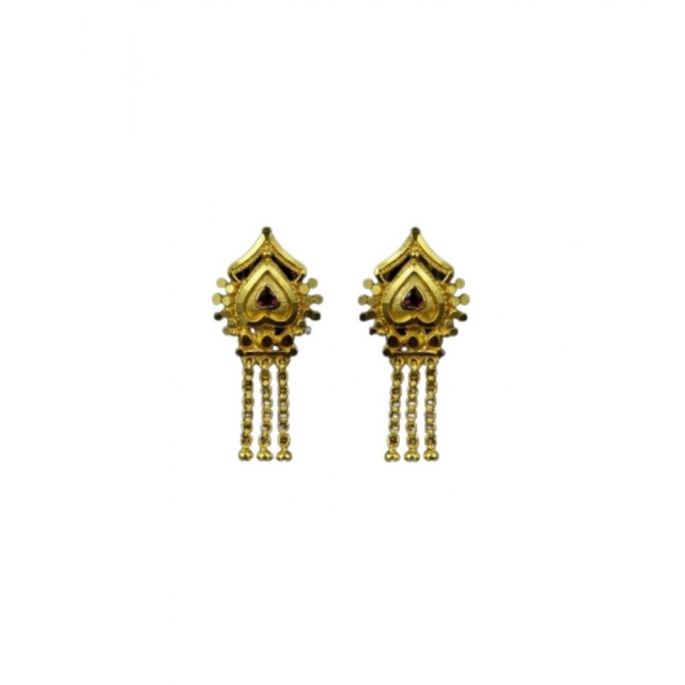 PID-64893-Pack-of-2-Brass-Gold-Plated-Earrings-Gold-1-1000x1000-1.webp Women's Pack of_2 Brass Gold-Plated Earrings (Gold) - Image 1