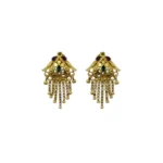 Women's Pack of_2 Brass Gold-Plated Earrings (Gold)