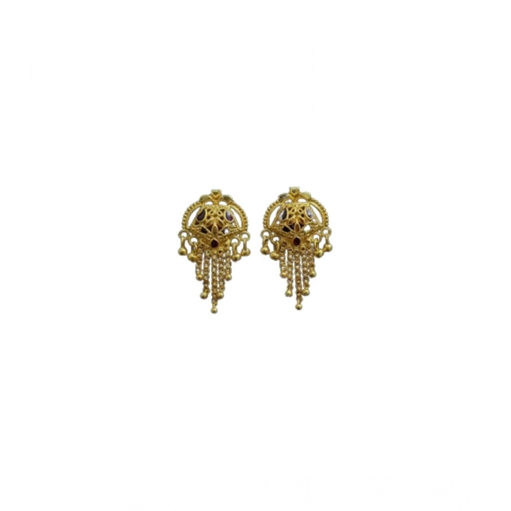 PID-64898-Pack-of-2-Brass-Gold-Plated-Earrings-Gold-1-1000x1000-1.webp Women's Pack of_2 Brass Gold-Plated Earrings (Gold) - Image 1
