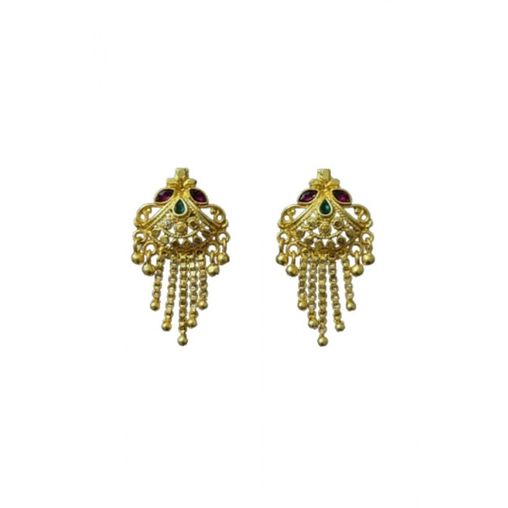 PID-64899-Pack-of-2-Brass-Gold-Plated-Earrings-Gold-1-1000x1000-1.webp Women's Pack of_2 Brass Gold-Plated Earrings (Gold) - Image 1
