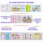 My First Busy Book – Fun And Educational Activity Kit for Kids (2-4 Years, Multicolor) - Image 6