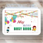 Mini Busy Book – Early Learning Activity Book for Kids (2–4 Years, Multicolor)