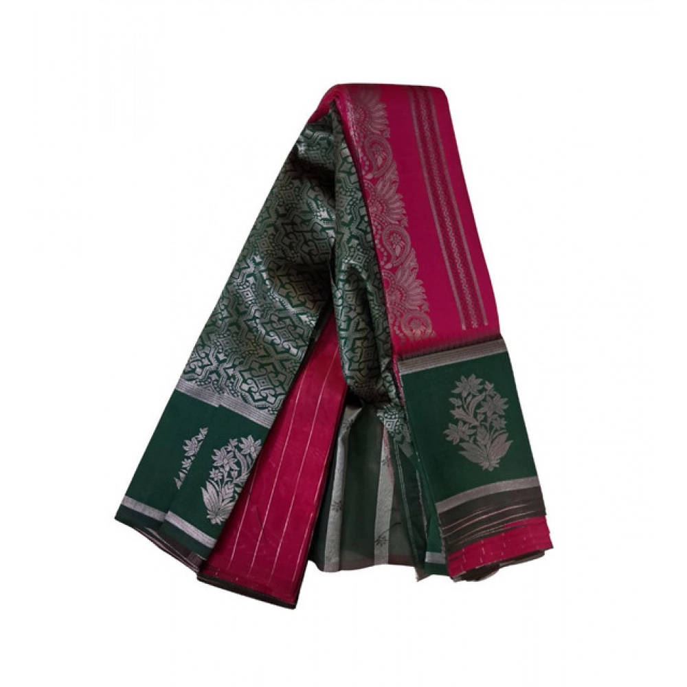 PID-64952-Women-s-Soft-Silk-Wooven-Saree-With-Unstitched-Blouse-5-5-Mtr-Red-1-1000x1000-1.webp Women's Soft Silk Wooven Saree With Unstitched Blouse 5.5Mtr (Red) - Image 1