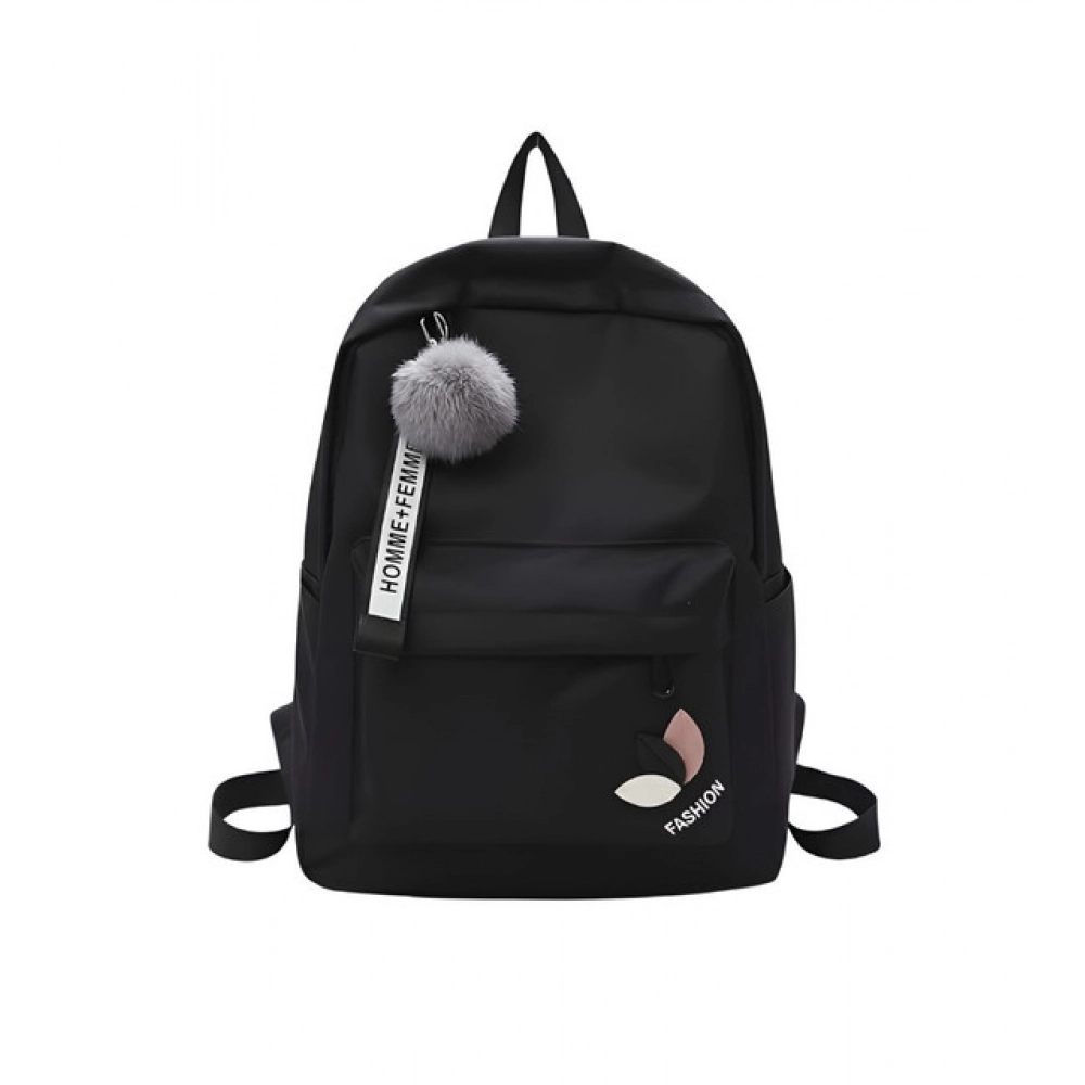 PID-65114-Generic-Unisex-PU-Leather-Solid-Medium-Zipper-Backpack-Black-1-1000x1000-1.webp Unisex PU Leather Solid Medium Zipper Backpack (Black) - Image 1