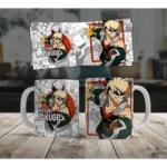 Anime Katsuki Bakugo Ceramic Printed Coffee Mug (White) - Image 4