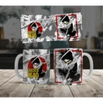 Anime Erased Head Ceramic Printed Coffee Mug (White) - Image 4