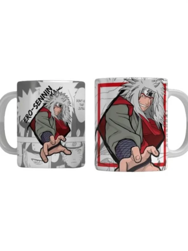 Anime Jiraiya Ceramic Printed Coffee Mug (White)