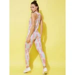 Women's Polyester Lycra Printed Sleeveless Active Wear (Multicolor) - Image 5