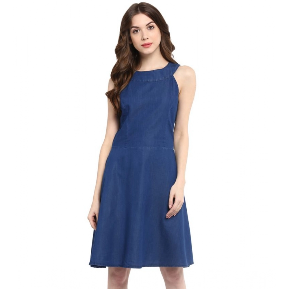 PID-65341-Women-s-Denim-Solid-Sleeveless-Dress-Blue-1-1000x1000-1.webp Women's Denim Solid Sleeveless Dress (Blue) - Image 1