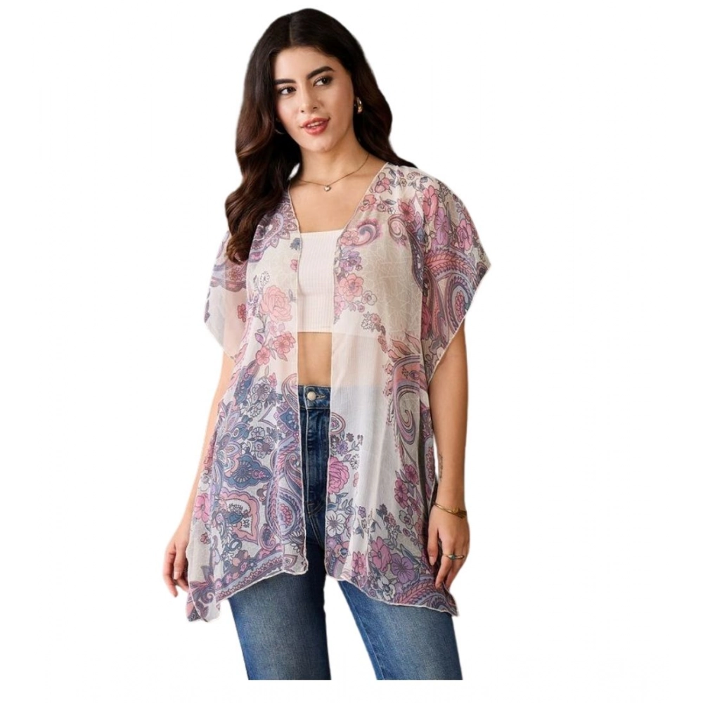 PID-65440-Women-s-Chiffon-Printed-Short-Sleeves-Shrug-White-Purple-1-1000x1000-1.webp Women's Chiffon Printed Short Sleeves Shrug (White - Purple) - Image 1