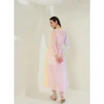 Women's Georgette Ombre Short Sleeve Shrug (Multicolor) - Image 2