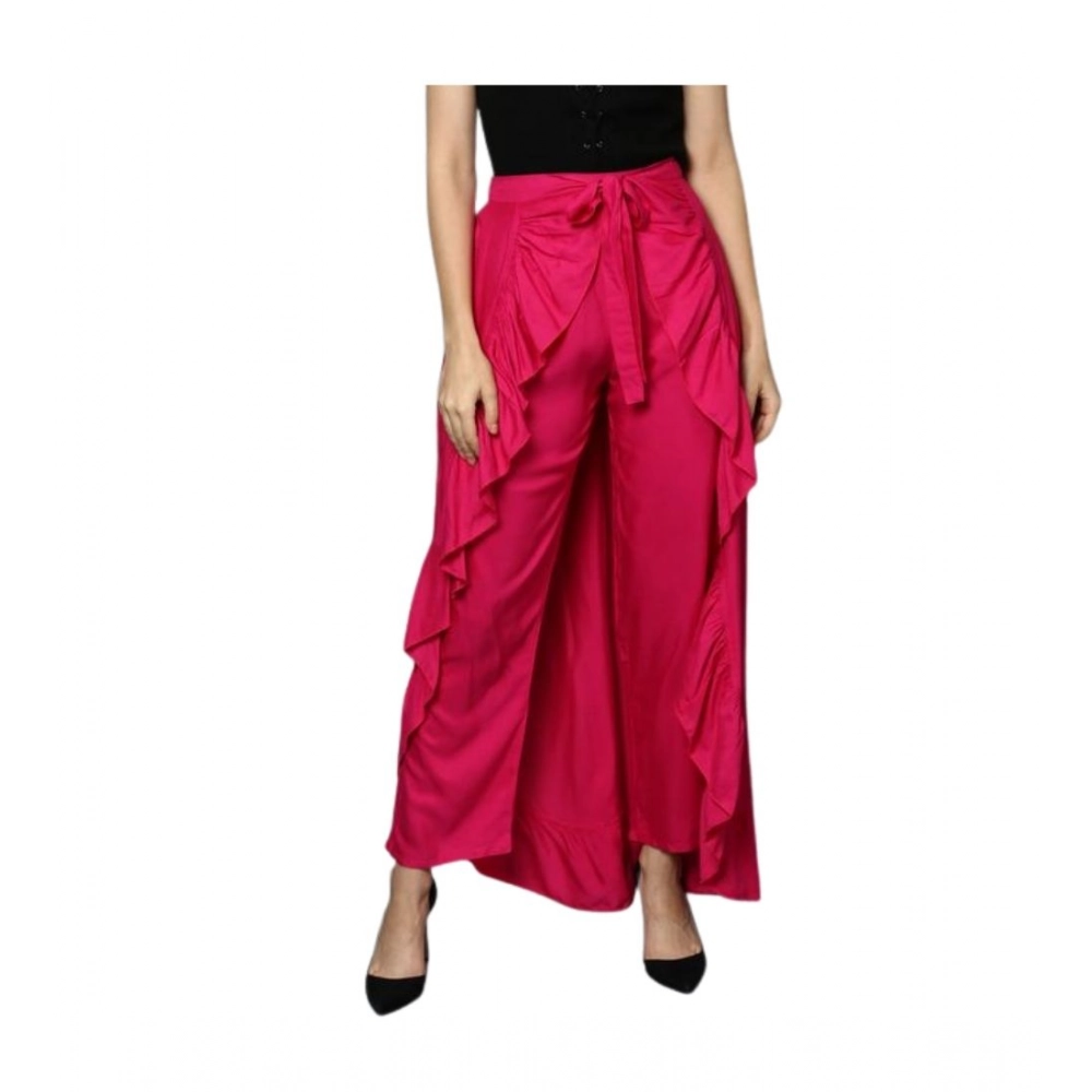 PID-65447-Women-s-Rayon-Ruffled-Elasticated-Skirt-Fuchsia-1-1000x1000-1.webp Women's Rayon Ruffled Elasticated Skirt (Pink) - Image 1