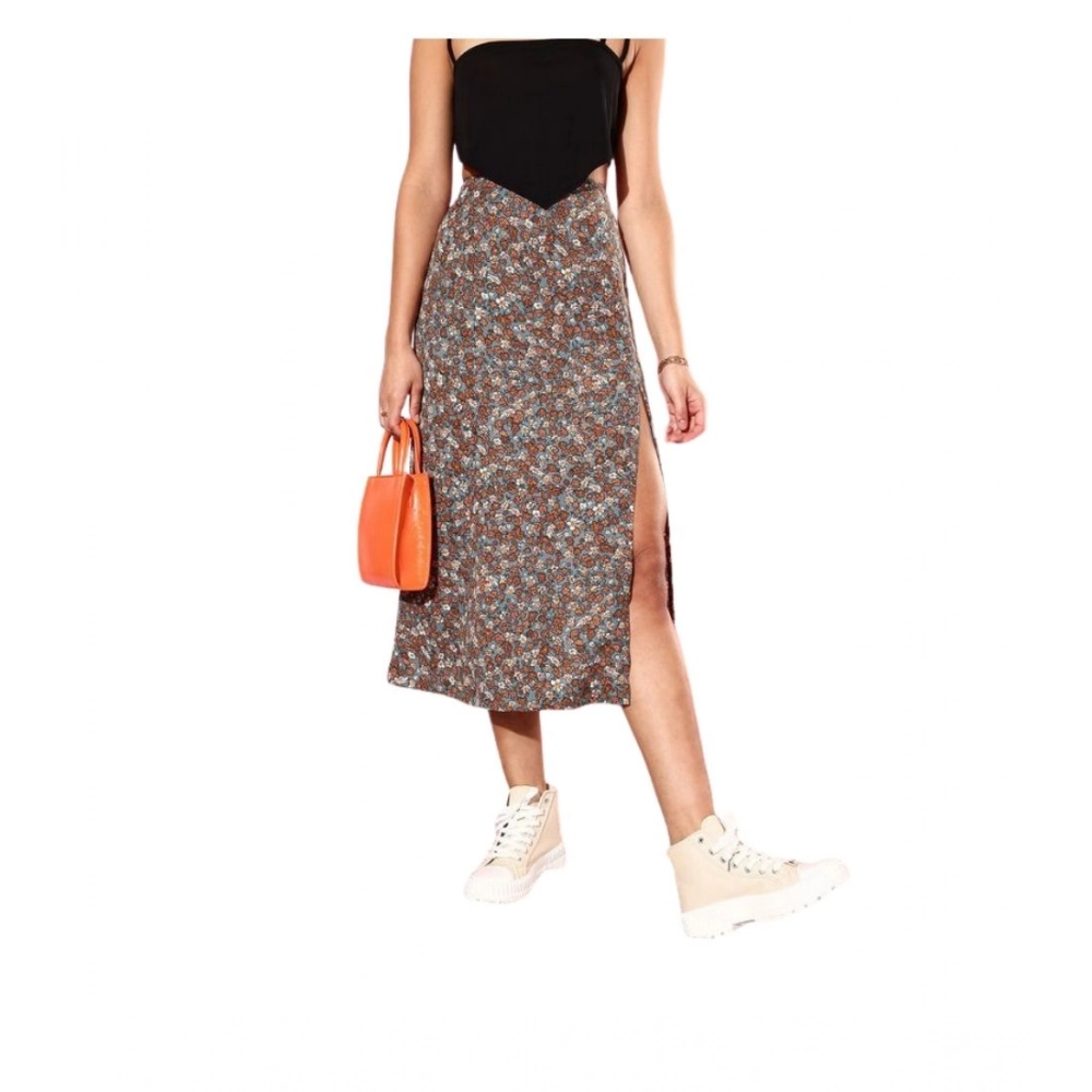 PID-65453-Women-s-Polyester-Floral-Side-Zip-Skirt-Grey-Coral-1-1000x1000-1.webp Women's Polyester Floral Side Zip Skirt (Grey - Coral) - Image 1