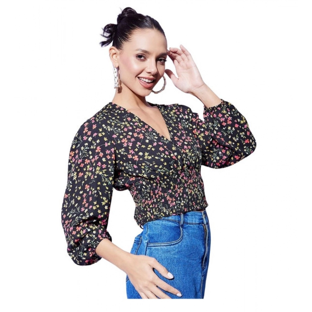 PID-65484-Women-s-Polyester-Floral-Long-Sleeves-Top-Black-1-1000x1000-1.webp Women's Polyester Floral Long Sleeves Top (Multicolor) - Image 1