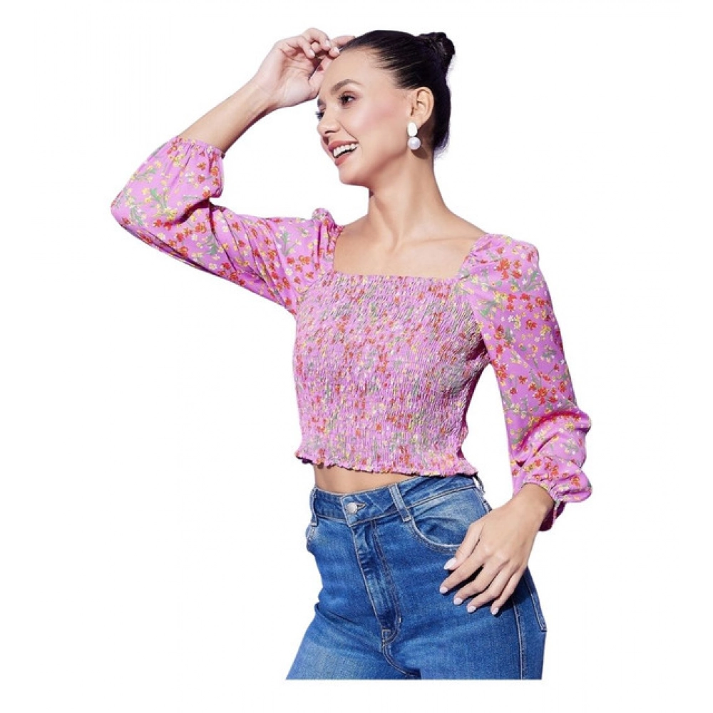 PID-65486-Women-s-Polyester-Floral-Long-Sleeves-Top-Lavender-1-1000x1000-1.webp Women's Polyester Floral Long Sleeves Top (Multicolor) - Image 1