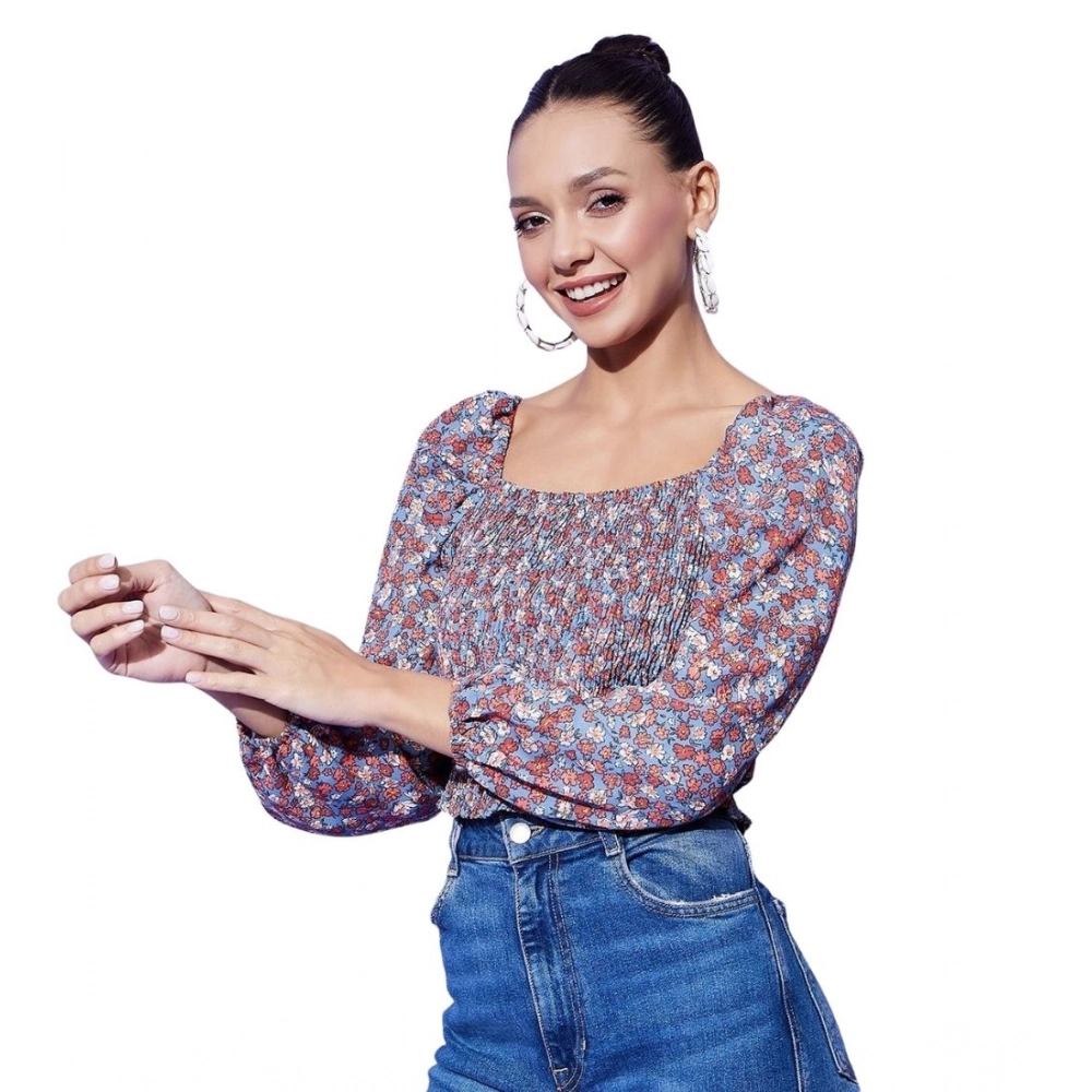 PID-65487-Women-s-Polyester-Floral-Long-Sleeves-Top-Grey-1-1000x1000-1.webp Women's Polyester Floral Long Sleeves Top (Multicolor) - Image 1