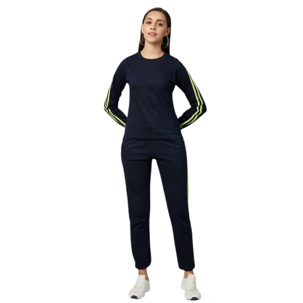 PID-65503-Women-s-Cotton-Solid-Long-Sleeves-Tracksuit-Navy-Lime-1-1000x1000-1.webp Women's Cotton Solid Long Sleeves Tracksuit (Navy - Green) - Image 1